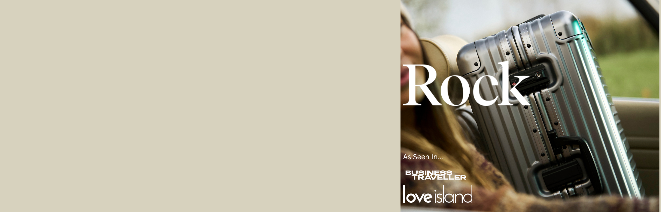 Rock cabin luggage collection