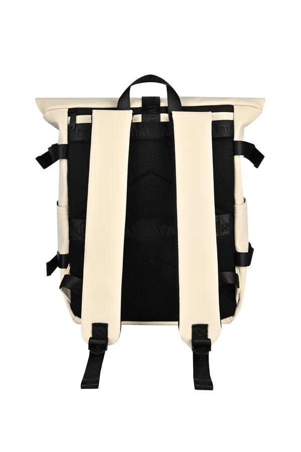 Aerial Urban Beige Roll-Top Backpack