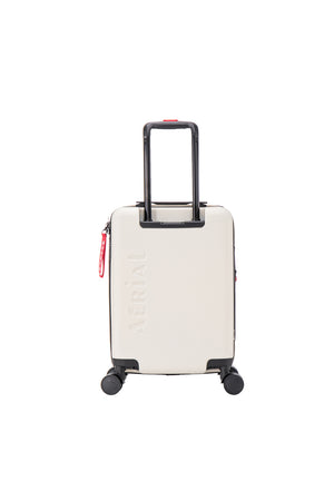 Aerial Multimedia Beige Cabin Suitcase w/Front Pocket