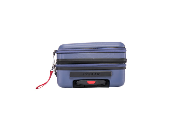 Aerial Multimedia Blue Cabin Suitcase w/Front Pocket