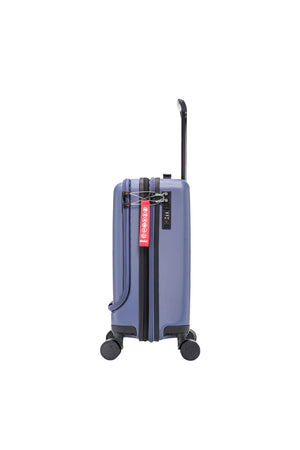 Aerial Multimedia Blue Cabin Suitcase w/Front Pocket