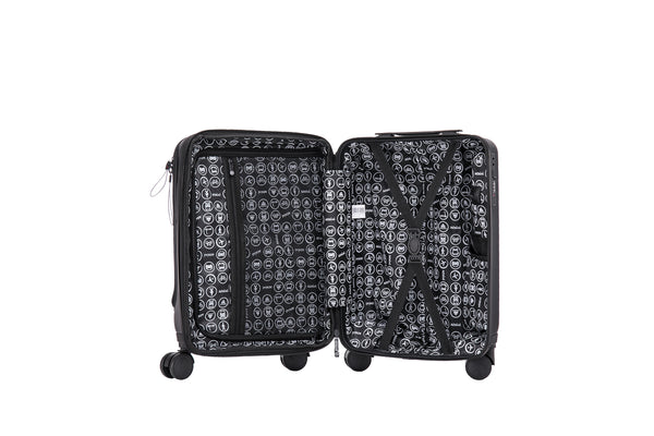Aerial Multimedia Black Cabin Suitcase w/Front Pocket