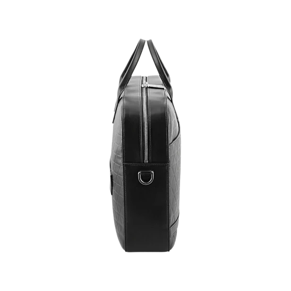 S.T. Dupont Firehead Black Leather Laptop Bag