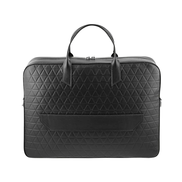 S.T. Dupont Firehead Black Leather Laptop Bag