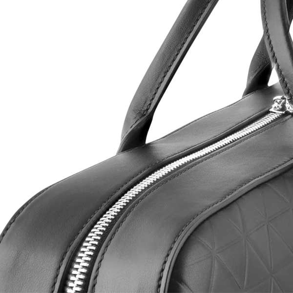 S.T. Dupont Firehead Black Leather Laptop Bag