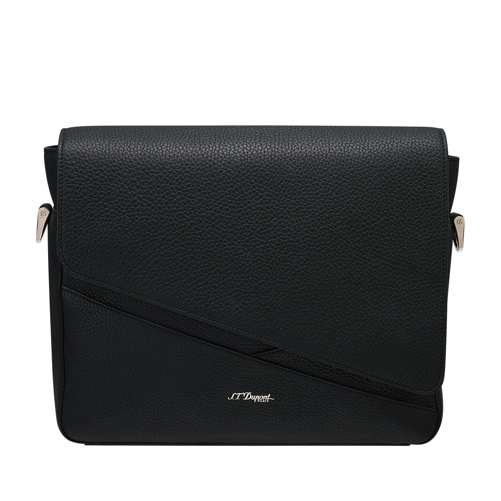 S.T. Dupont Neo Capsule Grained Black A4 Messenger