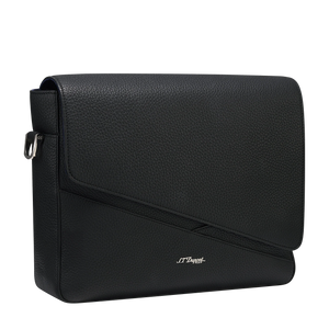 S.T. Dupont Neo Capsule Grained Black A4 Messenger