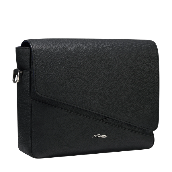 S.T. Dupont Neo Capsule Grained Black A4 Messenger