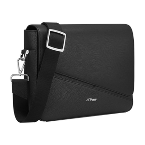 S.T. Dupont Neo Capsule Grained Black A4 Messenger