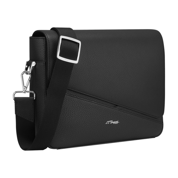 S.T. Dupont Neo Capsule Grained Black A4 Messenger