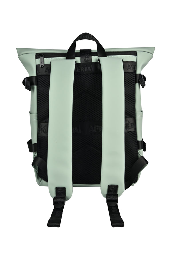 Aerial Urban Light Khaki Roll-Top Backpack