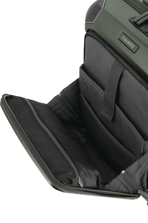 Travelite Millennium Small Pine Green Suitcase w/ Front Pocket