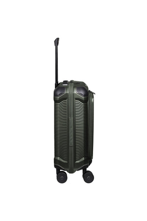 Travelite Millennium Small Pine Green Suitcase w/ Front Pocket