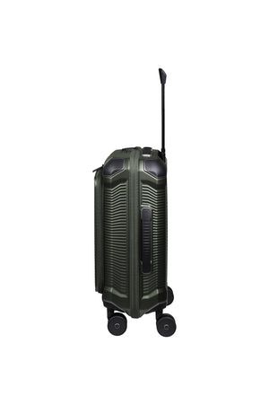 Travelite Millennium Small Pine Green Suitcase w/ Front Pocket