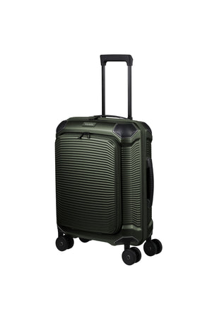 Travelite Millennium Small Pine Green Suitcase w/ Front Pocket