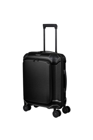 Travelite Millennium Small Black Suitcase w/ Front Pocket