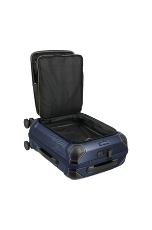 Travelite Millennium Small Navy Suitcase w/ Front Pocket