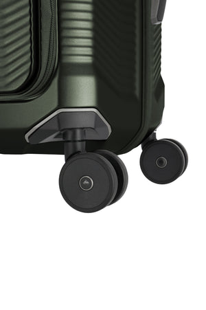 Travelite Millennium Small Pine Green Suitcase w/ Front Pocket