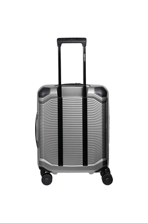 Travelite Millennium Small Silver Suitcase w/ Front Pocket