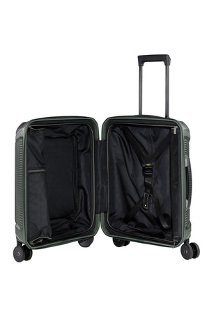 Travelite Millennium Small Pine Green Suitcase w/ Front Pocket