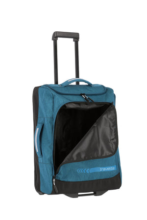 Travelite Kick Off Small Petrol Blue Wheeled Suitcase