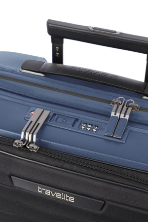 Travelite Mooby Navy Small Suitcase w/Front Pocket