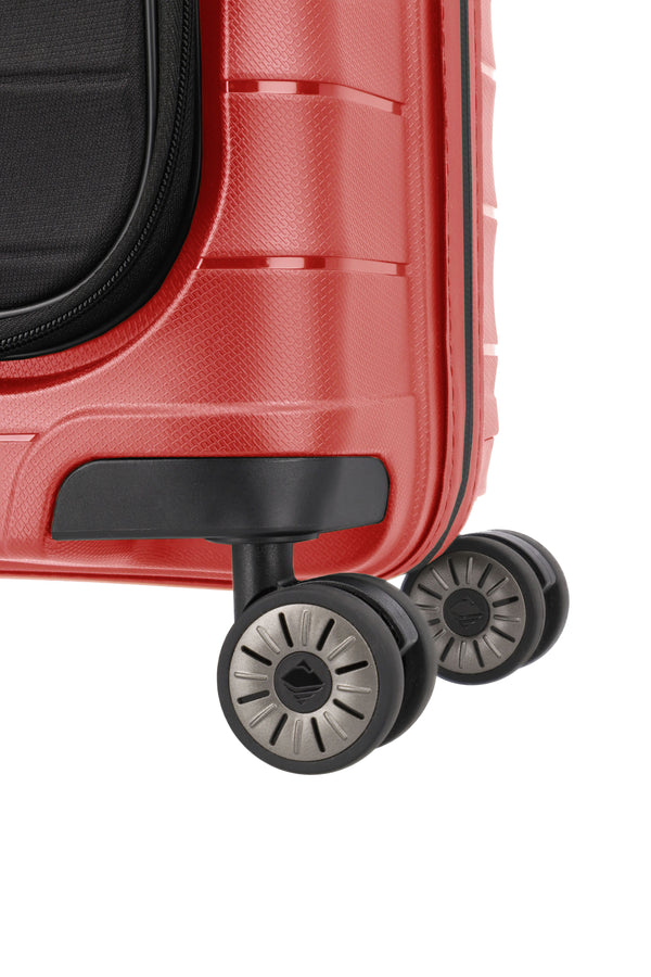 Travelite Mooby Red Small Suitcase w/Front Pocket