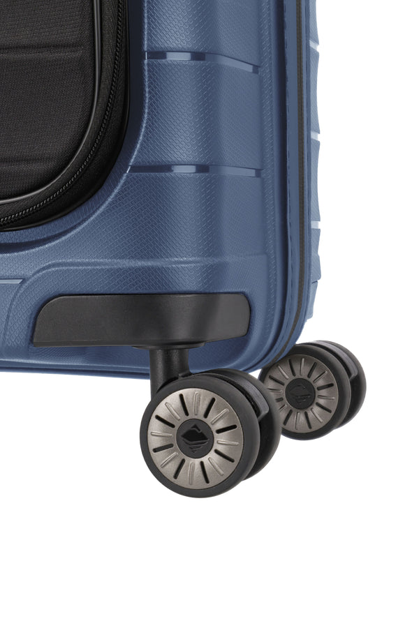 Travelite Mooby Navy Small Suitcase w/Front Pocket
