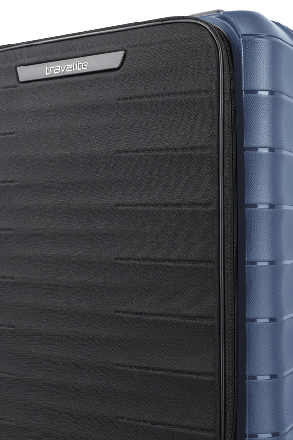 Travelite Mooby Navy Small Suitcase w/Front Pocket