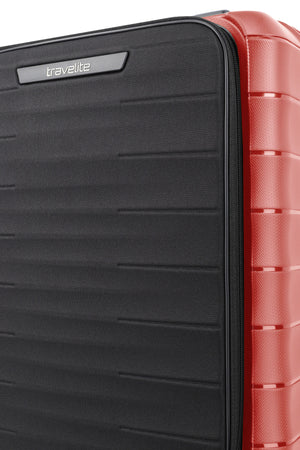 Travelite Mooby Red Small Suitcase w/Front Pocket