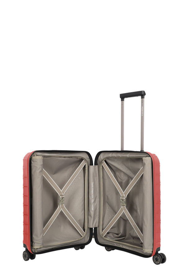 Travelite Mooby Red Small Suitcase w/Front Pocket