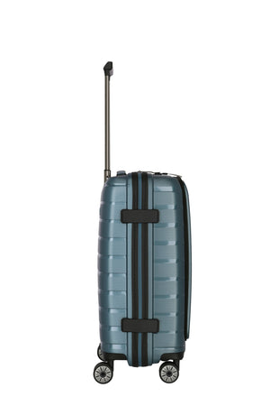 Travelite Air Base Ice Blue Small Suitcase w/Front Pocket