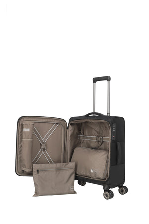 Travelite Crosslite Small Black Suitcase