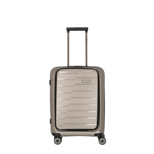 Travelite Air Base Champagne Small Suitcase w/Front Pocket