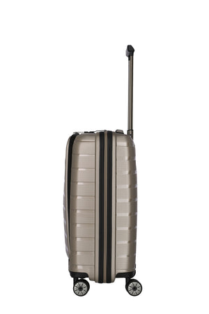 Travelite Air Base Champagne Small Suitcase w/Front Pocket