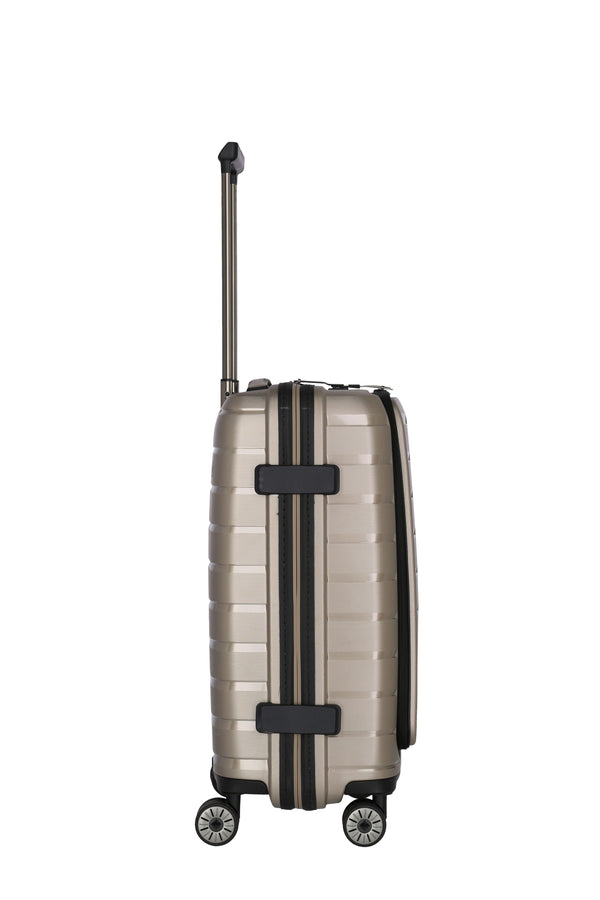 Travelite Air Base Champagne Small Suitcase w/Front Pocket
