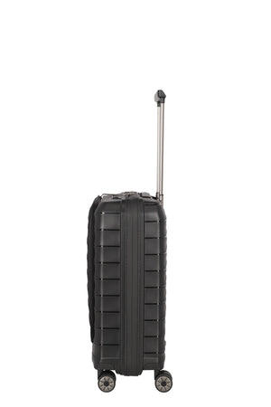 Travelite Mooby Black Small Suitcase w/Front Pocket