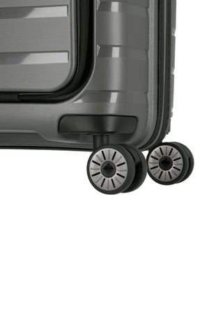 Travelite Air Base Anthracite Small Suitcase w/Front Pocket