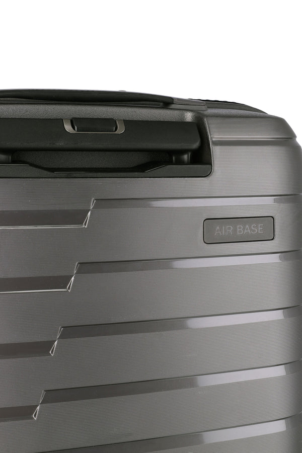 Travelite Air Base Anthracite Small Suitcase w/Front Pocket