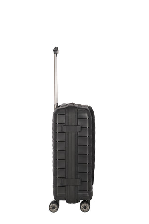 Travelite Mooby Black Small Suitcase w/Front Pocket