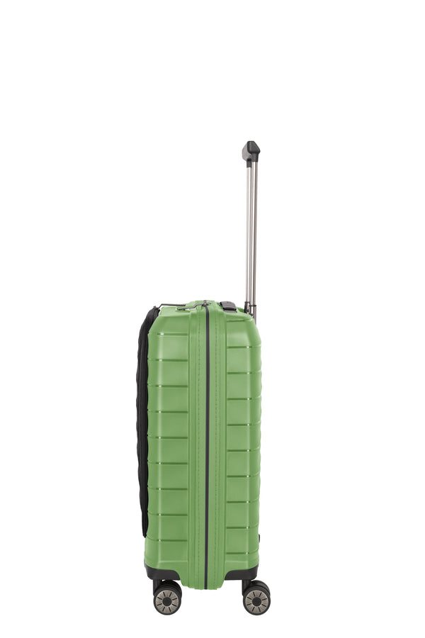 Travelite Mooby Green Small Suitcase w/Front Pocket