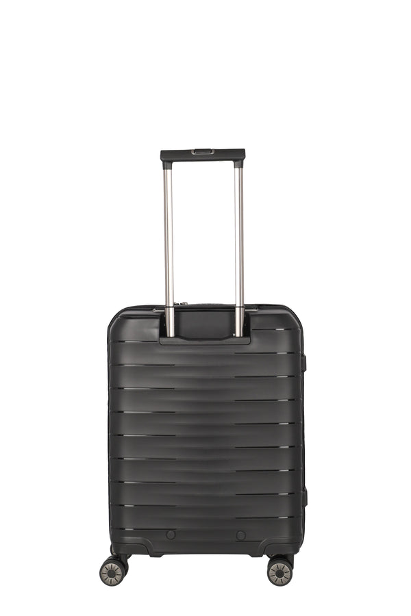 Travelite Mooby Black Small Suitcase w/Front Pocket
