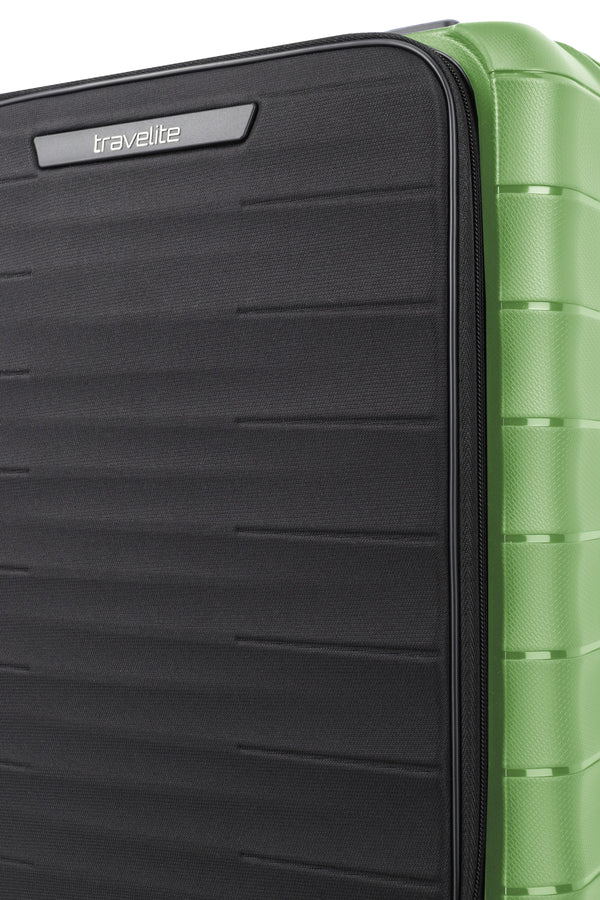 Travelite Mooby Green Small Suitcase w/Front Pocket
