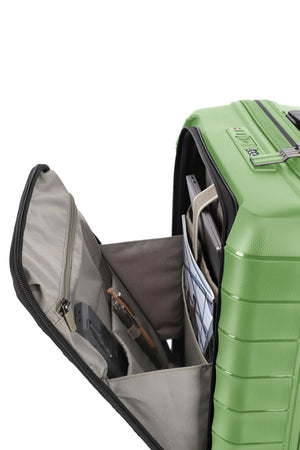 Travelite Mooby Green Small Suitcase w/Front Pocket
