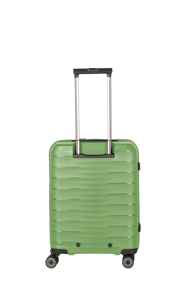 Travelite Mooby Green Small Suitcase w/Front Pocket