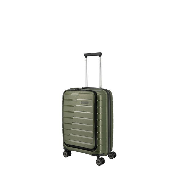 Travelite Air Base Small Olive Suitcase w/Front Pocket