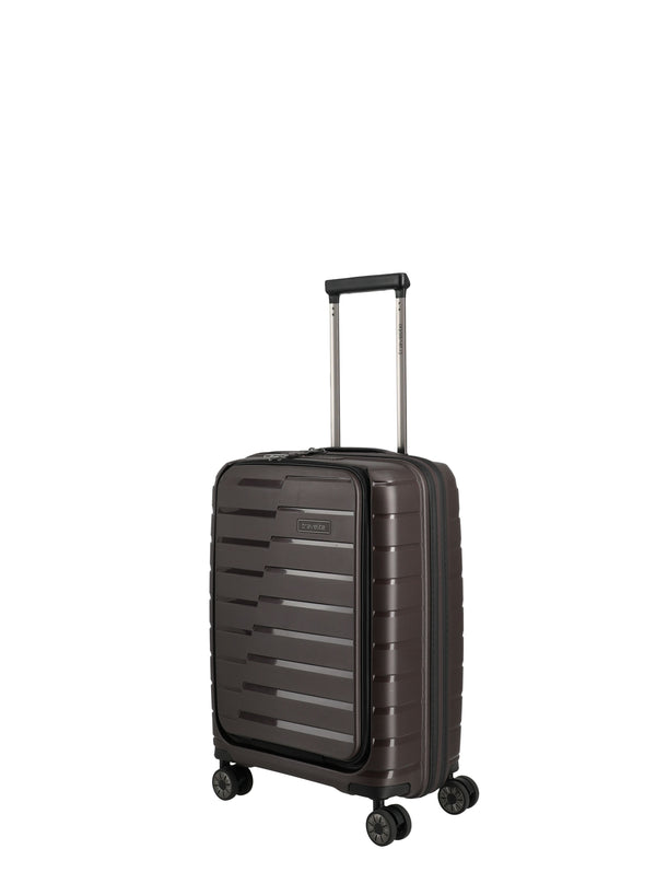 Travelite Air Base Coffee Small Suitcase w/Front Pocket