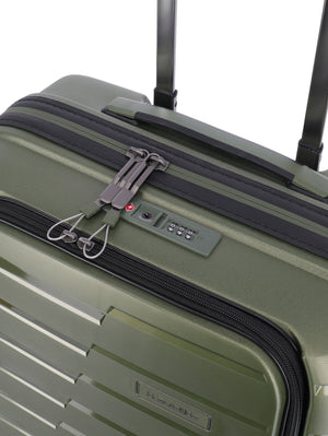 Travelite Air Base Small Olive Suitcase w/Front Pocket