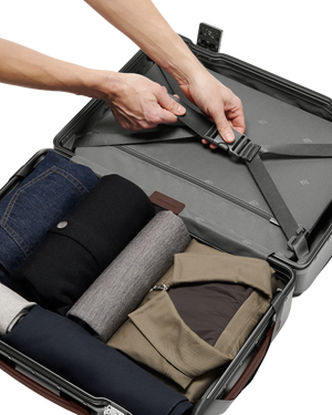Carl Friedrik The Carry On Grey/Chocolate Suitcase