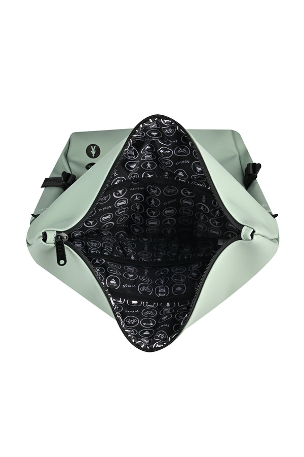 Aerial Urban Light Khaki Roll-Top Backpack